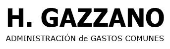 H. Gazzano - Administraci&oacute;n de Gastos Comunes